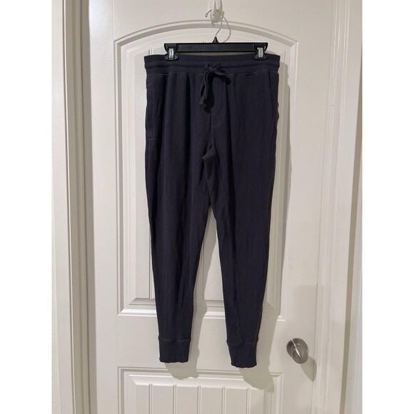 Tommy John Pants Size M Men’s Phantom Gray Brushed Rib Lounge Joggers Pull On - Picture 9 of 10